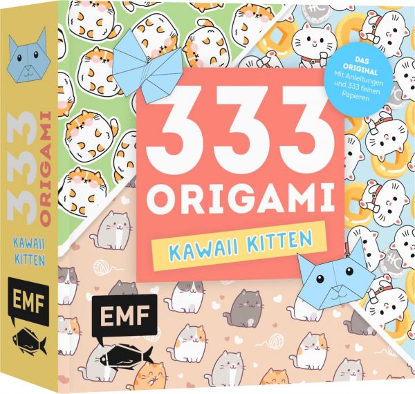 333 Origami Kawaii Kitten Niedliche Papiere falten für Katzen-Fans