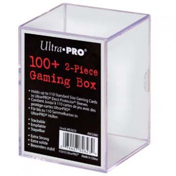Ultra Pro 2-teilige Deckbox für 100+ Karten Transparent