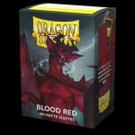 Dragon Shield Hüllen Standardgröße Matte Blood Red (100 Stück)