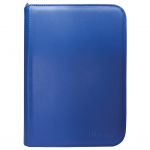 Ultra Pro Vivid 4-Pocket PRO-Binder mit Reißverschluss Blau