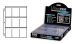 Ultra Pro Platinum 9 Pocket Seiten (11 Löcher) Display (100 Seiten)